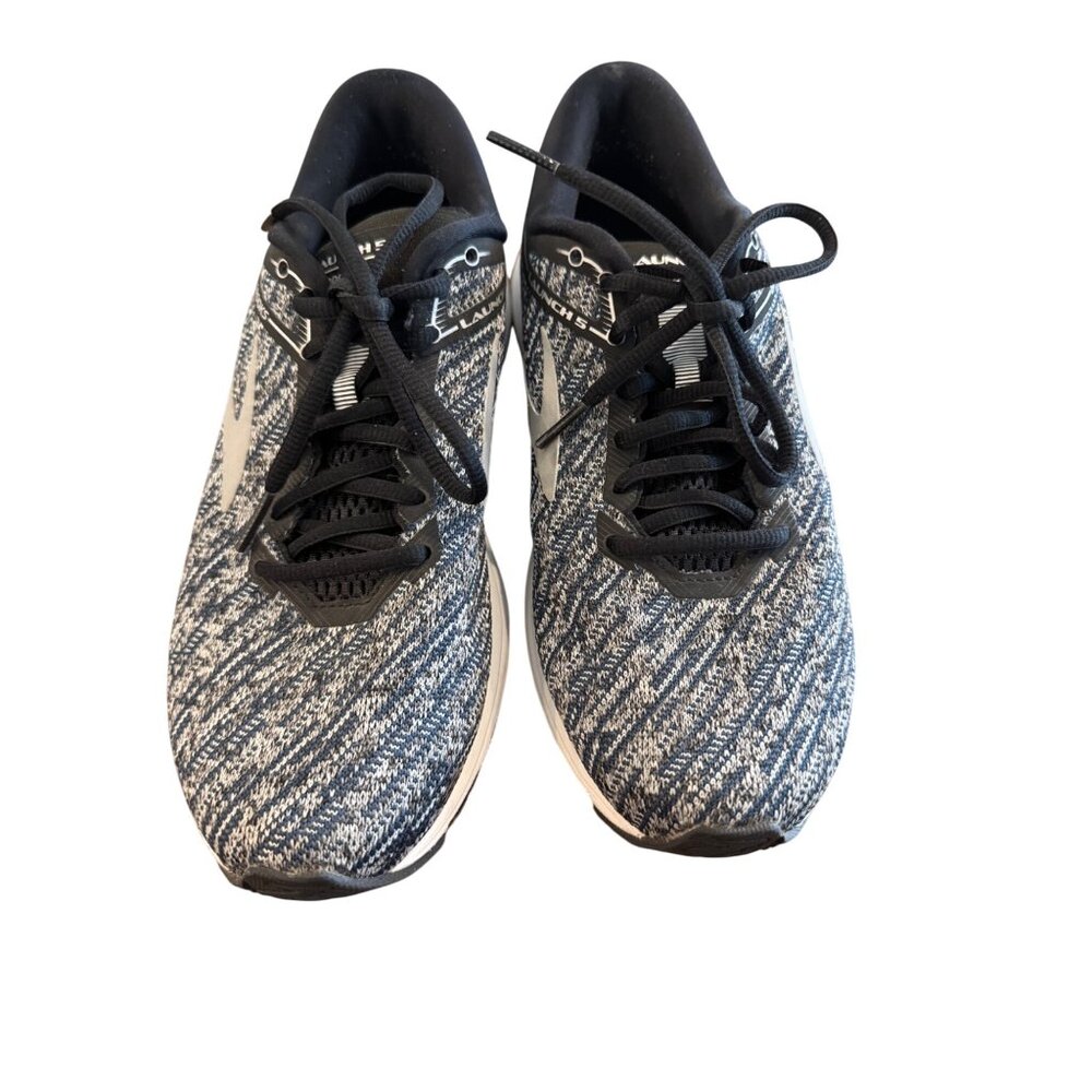 Brooks Launch 5 Womens Running Shoes Size 9 Black/White Comfortable Lightweight - Picture 2 of 7